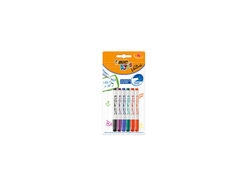BIC KIDS Marqueur pour tableau blanc Velleda Mini, blister