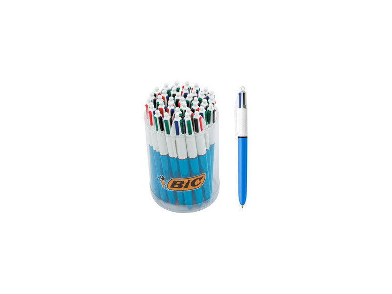 BIC Stylo à bille 4Colours Original, présentoir de comptoir