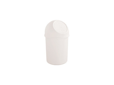 helit Poubelle 'the flip', 6 litres, blanc