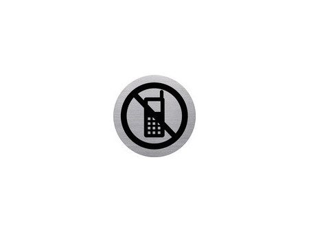 helit Pictogramme 'the badge' WC-Femmes, rond, argent