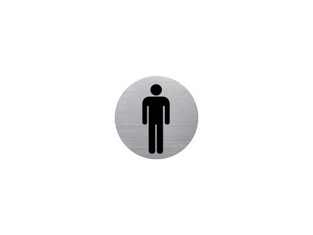 helit Pictogramme 'the badge' WC-Femmes, rond, argent