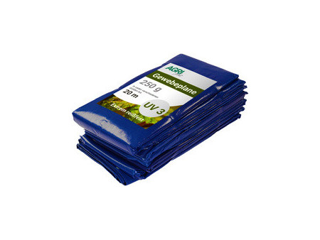 AGRIplus Bâche toile avec oeillets, 4 x 6 m, 250 g/m2, vert
