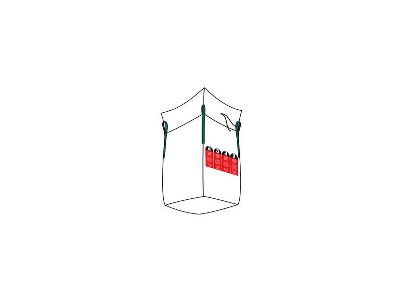 dm-folien Big Bag pour désamiantage, 900 x 900 mm
