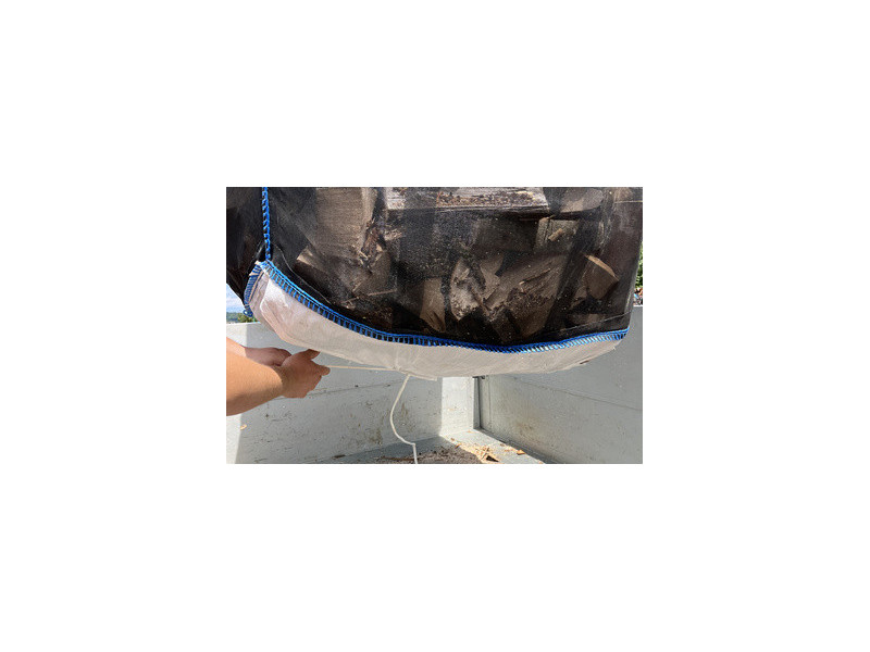 dm-folien Big Bag PREMIUM Bois, 1.000 x 1.000, noir