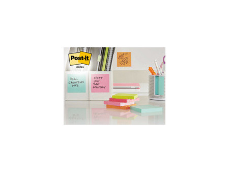 Post-it Bloc-note adhésif, 76 x 76 mm, jaune