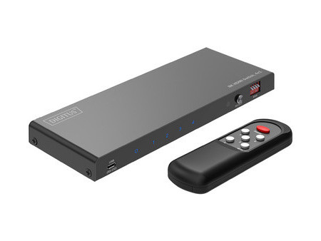 DIGITUS Commutateur HDMI 8K, 4x1, noir