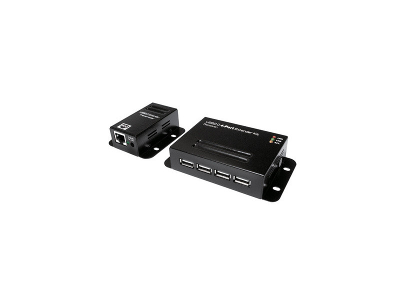 Logilink Set extenseur USB 2.0, avec 4 ports USB Hub, PoE