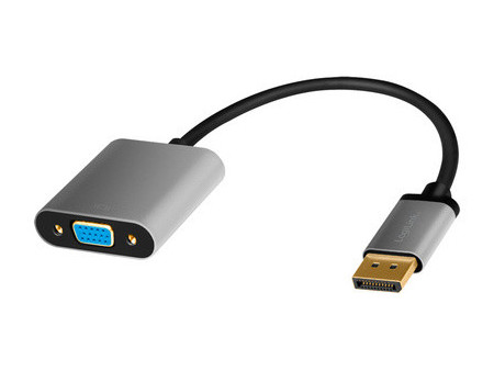LogiLink Câble adaptateur Displayport - VGA, 0,15 m