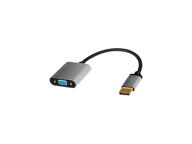 LogiLink Câble adaptateur Displayport - VGA, 0,15 m