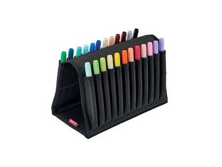 transotype Portefeuille 'senseBag', pour 24 crayons, noir