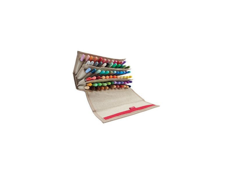 transotype Portefeuille 'senseBag' pour 72 crayons, noir
