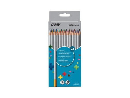 LAMY Crayon de couleur triangulaire colorplus, étui de 12