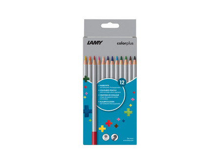LAMY Crayon de couleur triangulaire colorplus, étui de 24