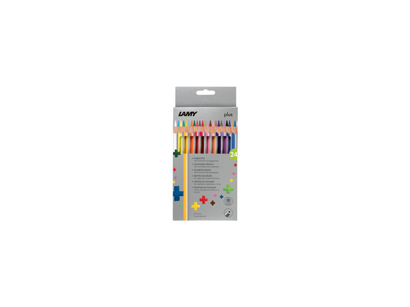 LAMY Crayon de couleur triangulaire plus, étui carton de 24