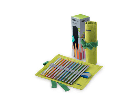 LAMY Crayon de couleur triangulaire plus, rouleau de 12