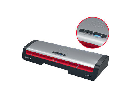 GBC Plastifieuse 250HS, jusqu'au format A3,noir/argent/rouge