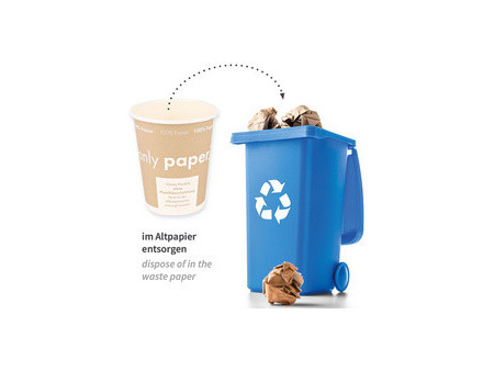 NATURE Star Gobelet pour café en papier dur 'Only Paper'
