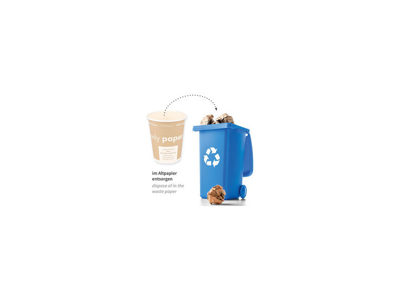 NATURE Star Gobelet pour café en papier dur 'Only Paper'