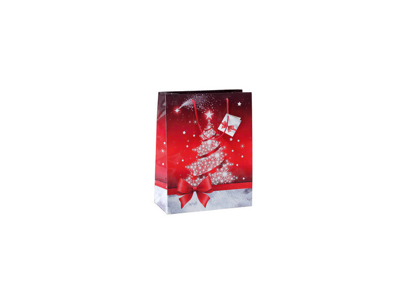 sigel Sac cadeau de Noël 'Sparkling Tree', petit
