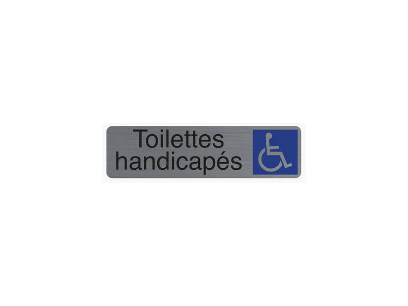 EXACOMPTA Plaque de signalisation 'Toilettes Dame/Homme'