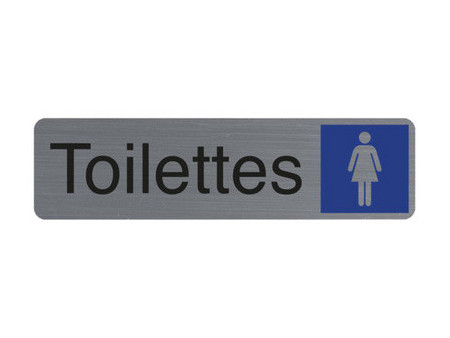EXACOMPTA Plaque de signalisation 'Toilettes Dame/Homme'