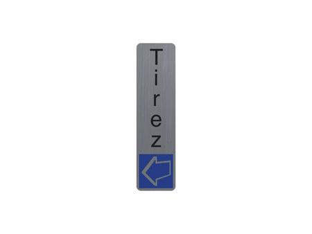 EXACOMPTA Plaque de signalisation 'Tirez'