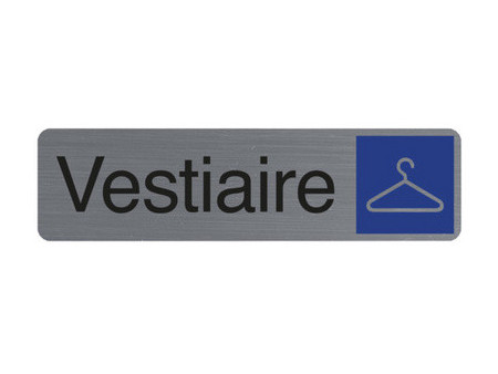 EXACOMPTA Plaque de signalisation 'Vestiaire'