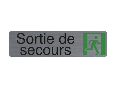EXACOMPTA Plaque de signalisation 'Sortie de secours'