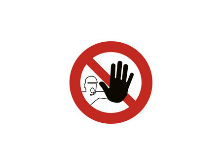 EXACOMPTA Plaque de signalisation 'Accès interdit'
