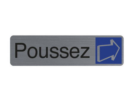EXACOMPTA Plaque de signalisation 'Tirez'