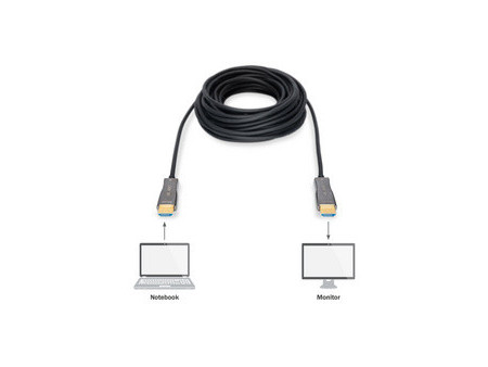 DIGITUS Câble de fibre optique hybride HDMI AOC, 20 m