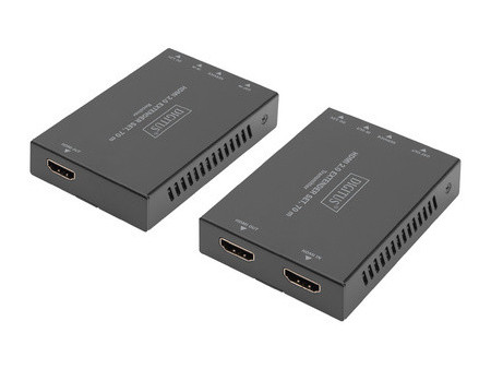DIGITUS Kit d'extension HDMI, 4K/60Hz, 70 m, noir