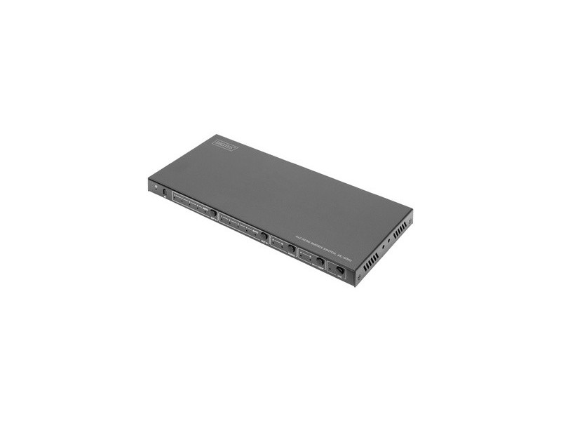 DIGITUS Commutateur matriciel HDMI 4x2, 4K/60Hz, noir