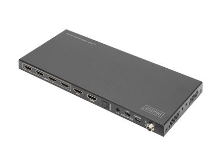 DIGITUS Commutateur matriciel HDMI 4x2, 4K/60Hz, noir