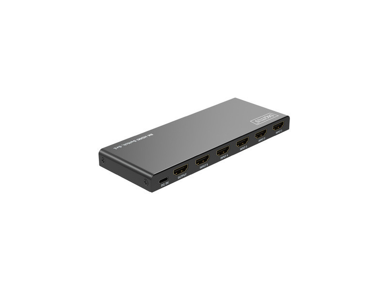 DIGITUS Commutateur HDMI 8K, 5x1, noir
