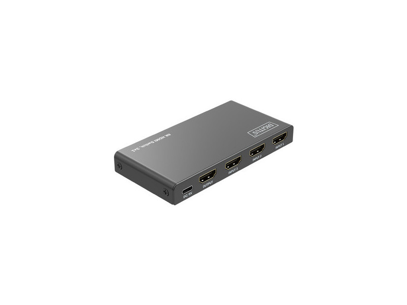 DIGITUS Commutateur HDMI 8K, 3x1, noir