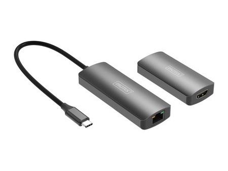 DIGITUS Répéteur vidéo 4K, USB-C - HMDI, 30 m