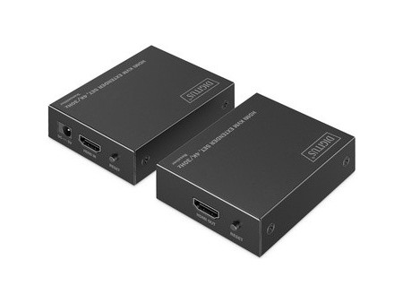 DIGITUS Kit d'extension KVM HDMI 4K, Full HD, 40/70 m