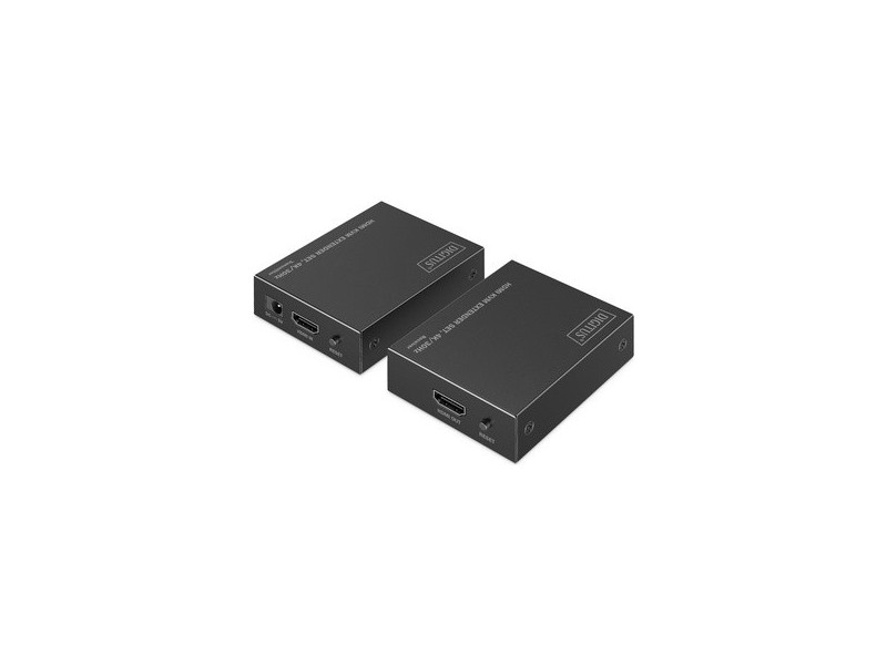 DIGITUS Kit d'extension KVM HDMI 4K, Full HD, 40/70 m