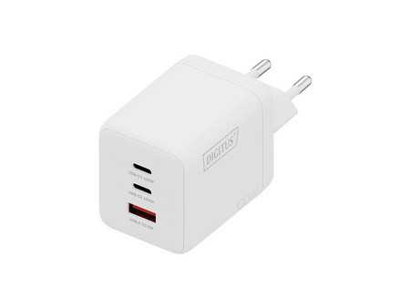 DIGITUS Chargeur secteur USB GaN, 2x USB-C / 1x USB-A, 100 W