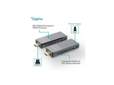 DIGITUS Kit amplificateur HDMI Wireless 4K, 150 m, 4K/60Hz