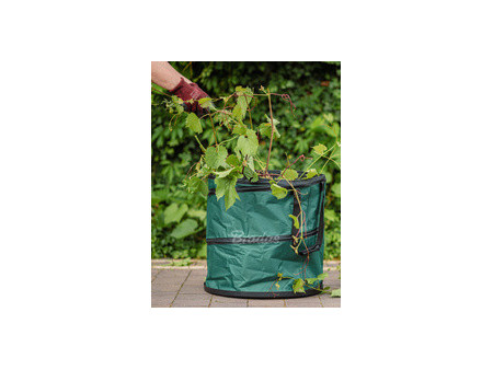 Bradas Sac à végétaux POP UP, 90 litres, vert foncé
