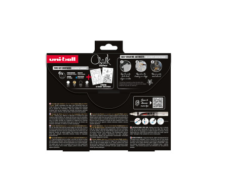 uni-ball Marqueur craie Chalk marker, coffret Noël SCANDI