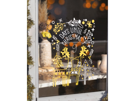 uni-ball Marqueur craie Chalk marker, coffret Noël SCANDI