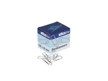 WEDO Trombones, zingué brillant, 32 mm, grand paquet