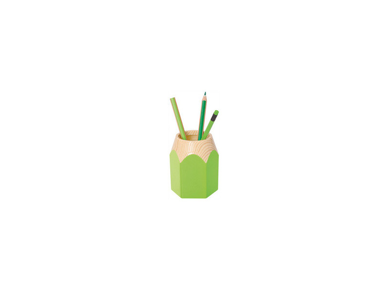 WEDO Pot à crayons 'PENCIL', en plastique, vert pomme