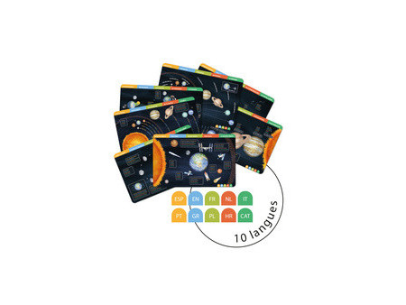 APLI kids Jeu de magnets 'Système solaire', 27 magnets