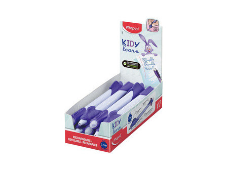 Maped Stylo roller KIDY learn MAGIC, Lapin, présentoir de 12