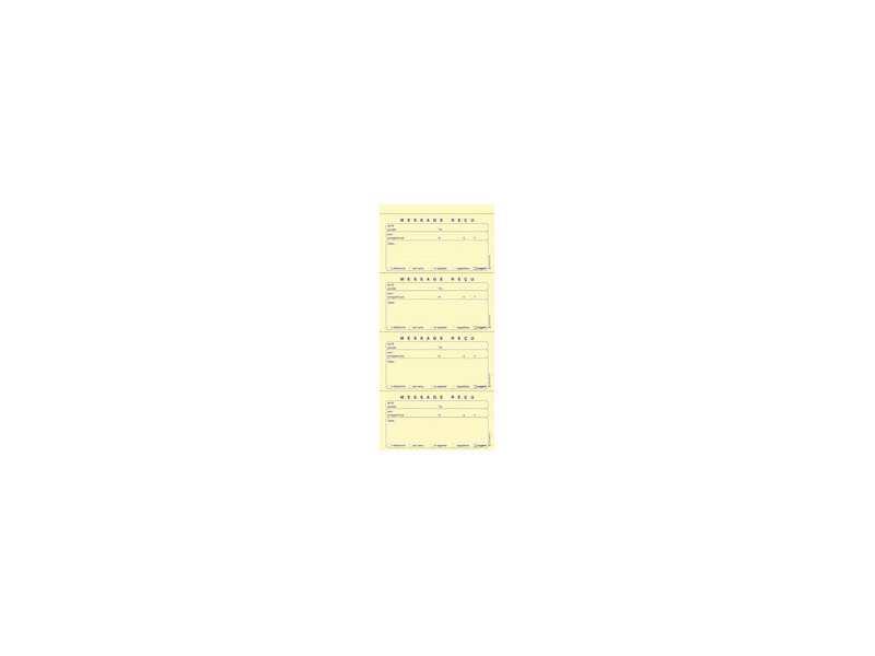 ELVE Carnet de messages reçus autocopiant, 322 x 140 mm