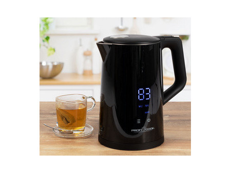 PROFI COOK Bouilloire PC-WKS 1243, 1,7 litre, noir